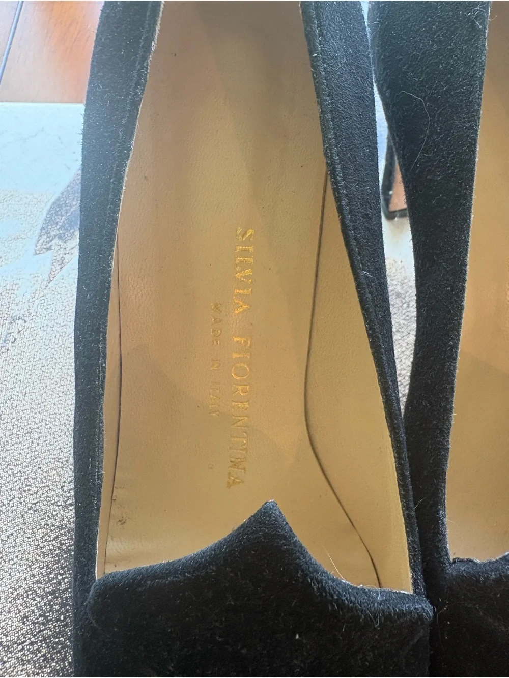 Black Suede Pointed Toe Women's Heels by STUART WEITZMAN